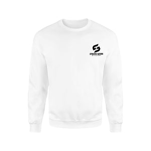 Strong Work Classic organic cotton sweatshirt for women - White