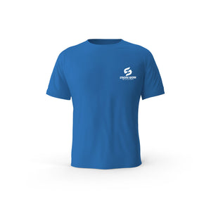 Strong Work Open Classic organic cotton short sleeve T-shirt for women - ROYAL BLUE