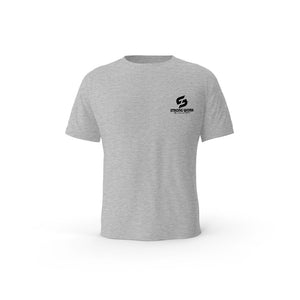 Strong Work Classic organic cotton short sleeve T-shirt for women - HEATHER GREY