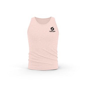 STRONG WORK CLASSIC ORGANIC COTTON TANK TOP FOR WOMEN - PINK