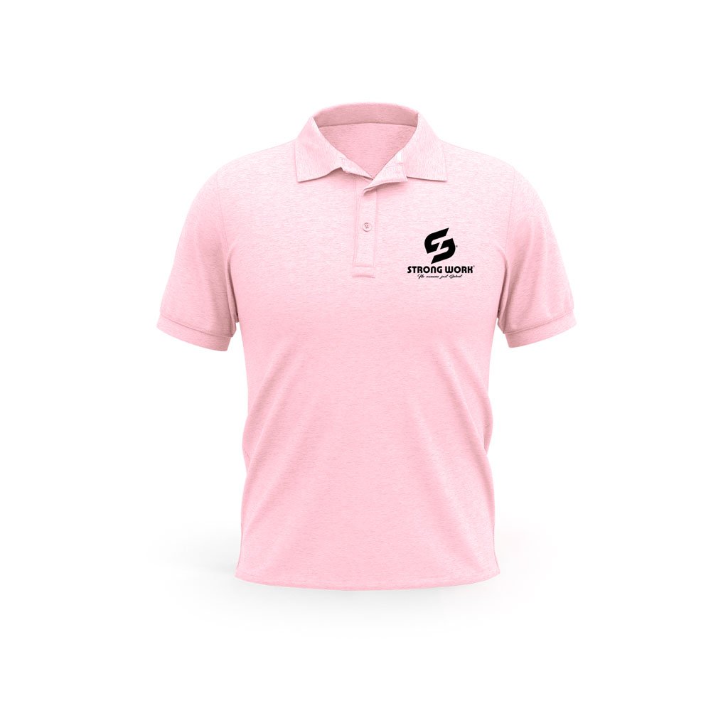 Polo rose Strong Work Classic pour Femme