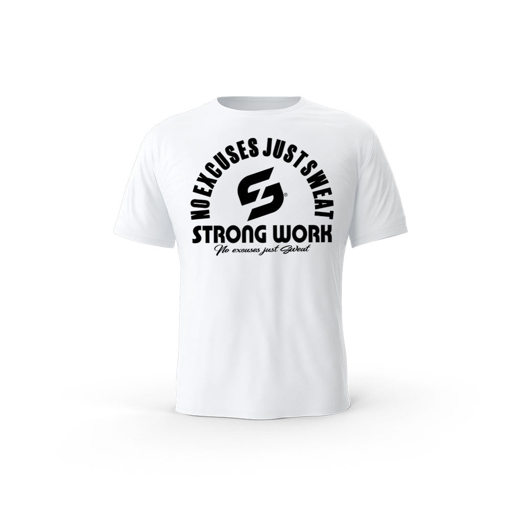 Strong Work The New Originals organic cotton short sleeve T-shirt for men - WHITE