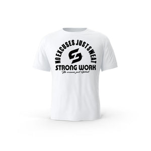 Strong Work The New Originals organic cotton short sleeve T-shirt for men - WHITE