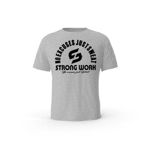 Strong Work The New Originals organic cotton short sleeve T-shirt for men - HEATHER GREY