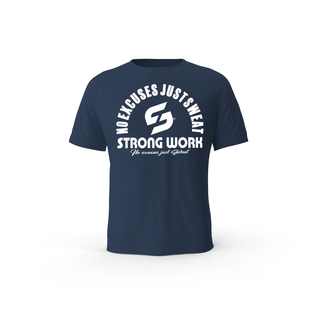 Strong Work The New Originals organic cotton short sleeve T-shirt for men - FRENCH NAVY