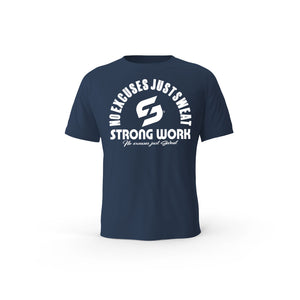 Strong Work The New Originals organic cotton short sleeve T-shirt for men - FRENCH NAVY