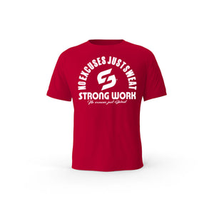 Strong Work The New Originals organic cotton short sleeve T-shirt for women - RED